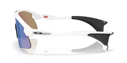 Oakley Sunglass Stunt Devil prizm sapphire Lenses with matte white Frame