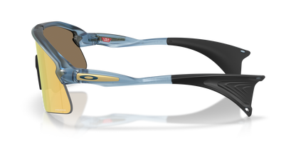 Oakley Sunglass Stunt Devil prizm 24k Lenses with  matte transparent abyss Frame