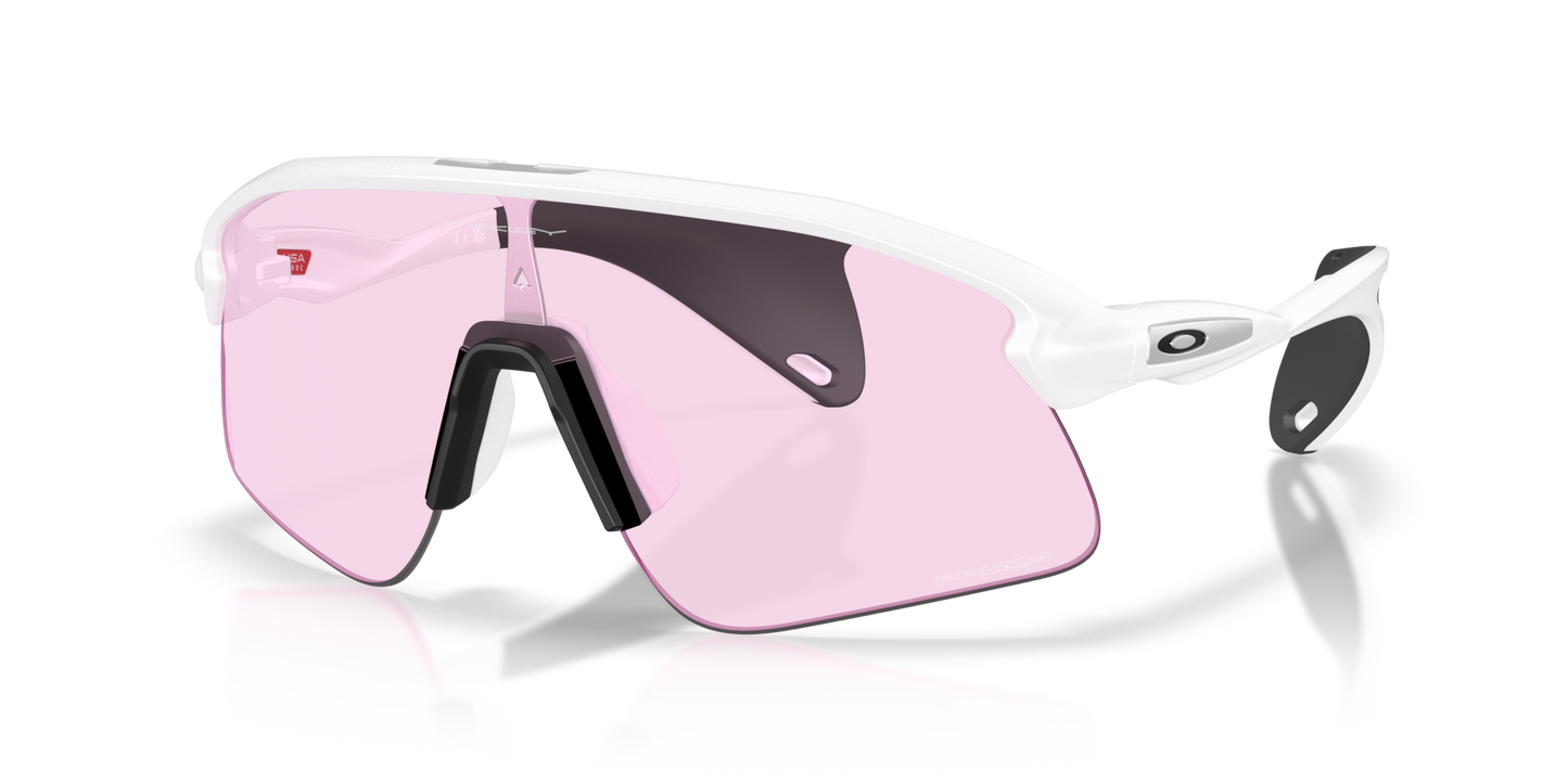 Oakley Sunglass Stunt Devil prizm low light Lenses with matte white Frame