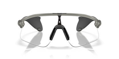Okaley Sunglass Stunt Devil clear to black iridium photochromic Lenses with grey ink Frame