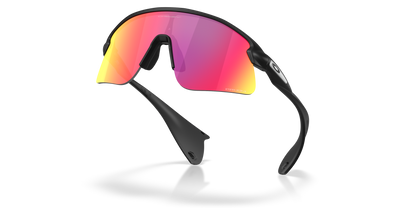 Oakley Sunglass Stunt Devil S prizm road Lenses with matte black Frame