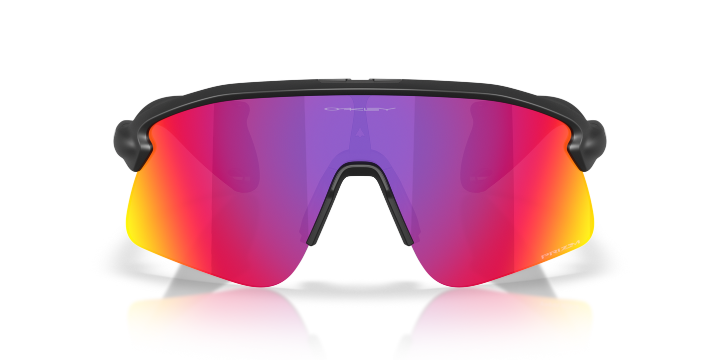 Oakley Sunglass Stunt Devil S prizm road Lenses with matte black Frame
