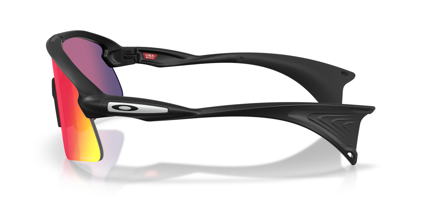 Oakley Sunglass Stunt Devil S prizm road Lenses with matte black Frame