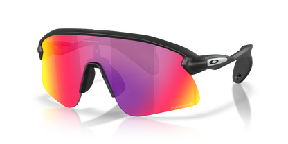 Oakley Sunglass Stunt Devil S prizm road Lenses with matte black Frame