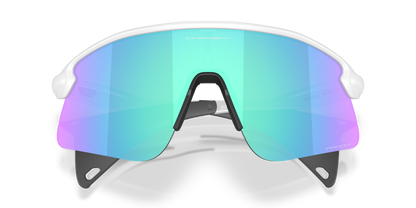 Oakley Sanglass Stunt Devil S prizm sapphire Lenses With matte white Frame