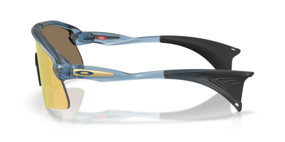 Oakley Sunglass Stunt Devil S prizm 24k Lenses,  matte transparent abyss Frame