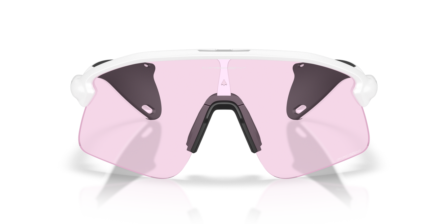 Oakley Sunglass Stunt Devil S prizm low light Lenses With matte white Frame