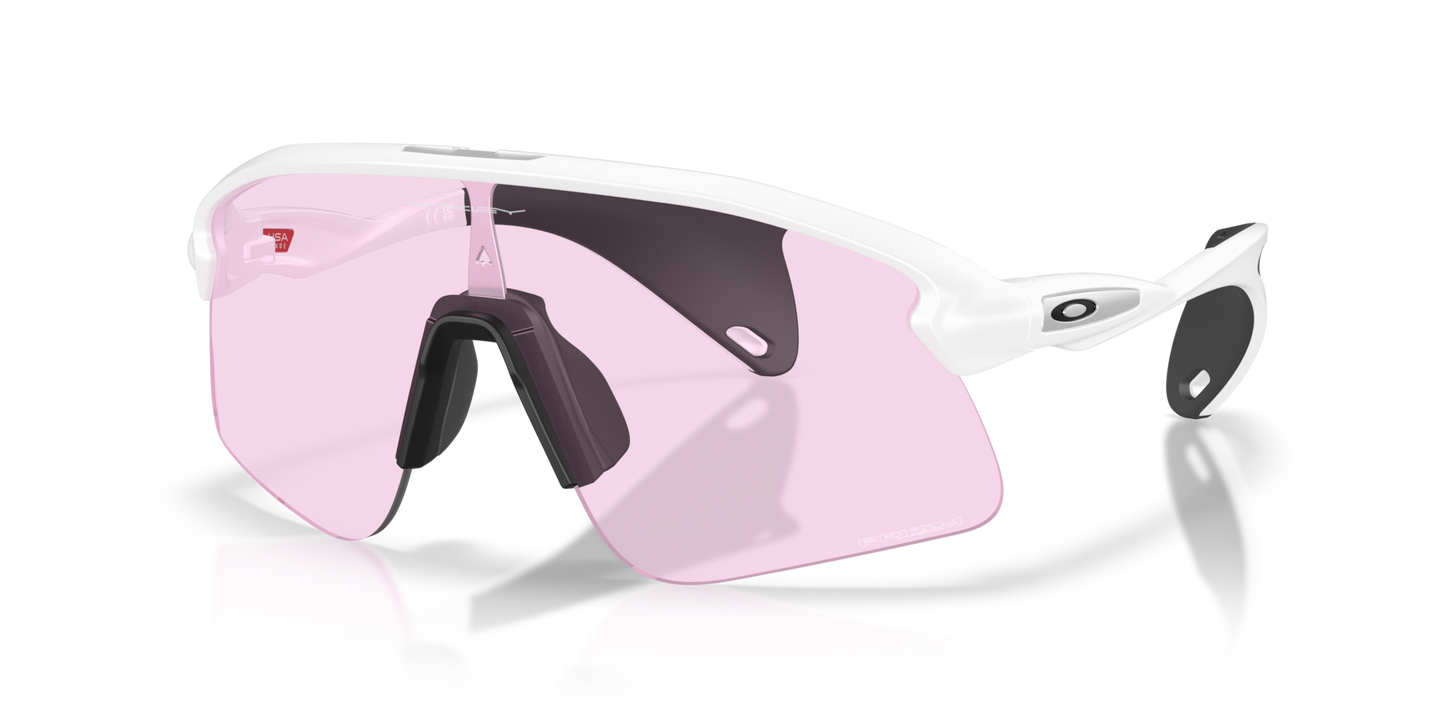 Oakley Sunglass Stunt Devil S prizm low light Lenses With matte white Frame