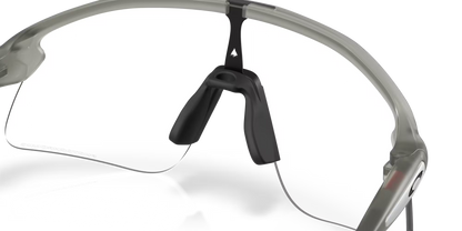 Oakley Stunt S clear to black iridium photochromic Lenses, matte grey ink Frame