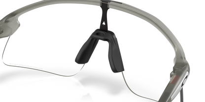 Oakley Sunglass Stunt Devil S clear to black iridium photochromic Lenses with  matte grey ink Frame