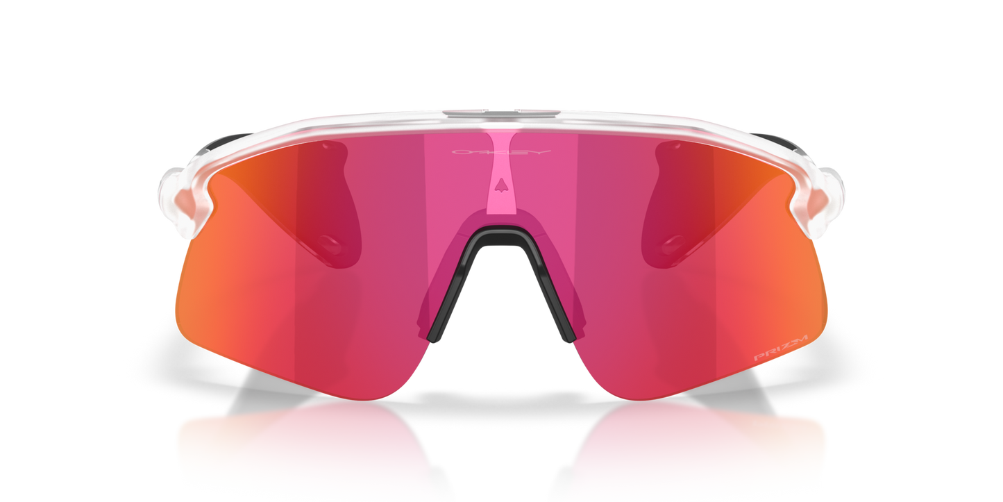 Oakley Sunglass Stunt Devil S prizm field Lenses,  matte clear Frame