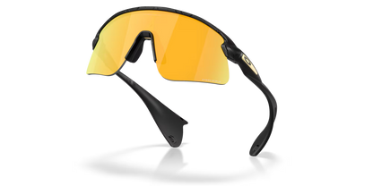 Oakley Stunt Devil prizm 24k Lenses,  matte black splatter Frame