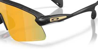Oakley Stunt Devil prizm 24k Lenses,  matte black splatter Frame
