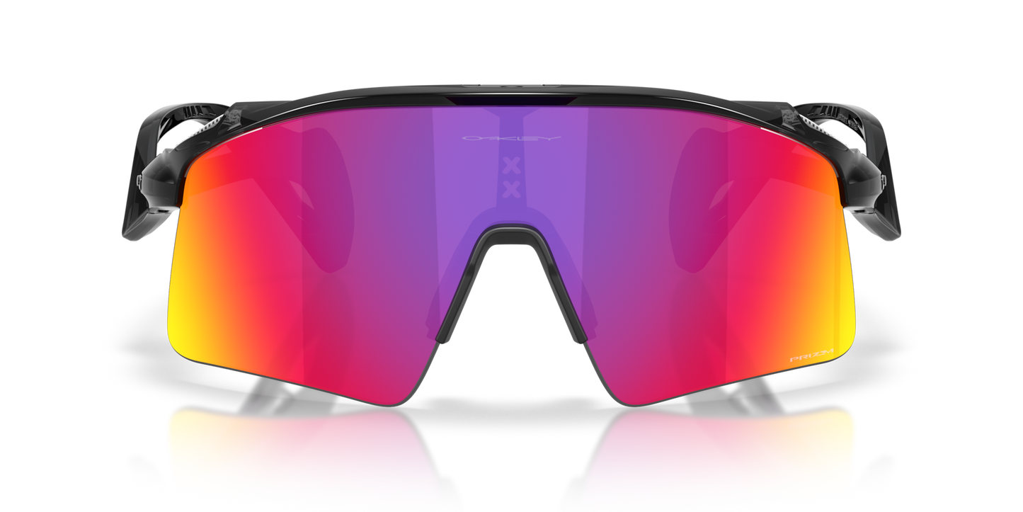 Oakley Sunglass Stunt Wing prizm road Lenses with black ink Frame
