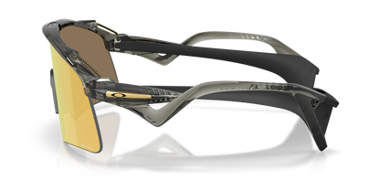 Oakley Sunglass Stunt Wing prizm 24k Lenses with grey smoke Frame