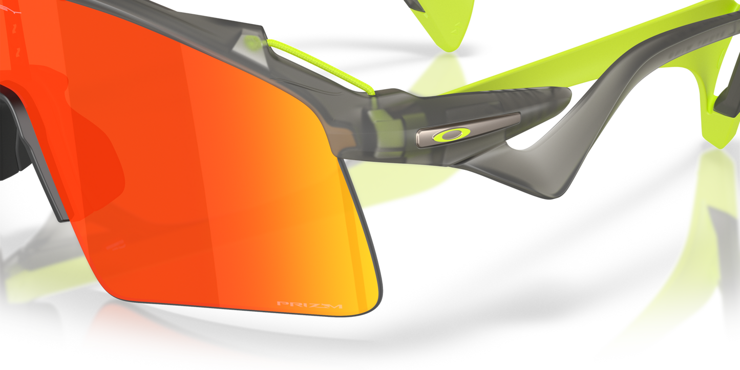 Oakley Sunglass Stunt Wing prizm ruby Lenses Woth matte grey smoke Frame
