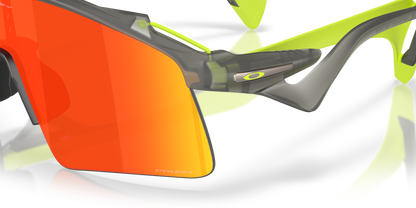 Oakley Sunglass Stunt Wing prizm ruby Lenses Woth matte grey smoke Frame