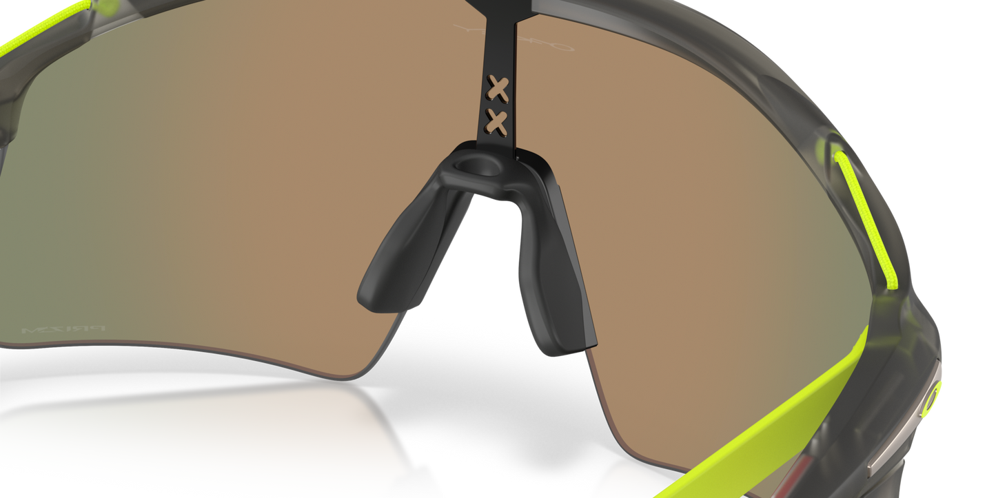 Oakley Sunglass Stunt Wing prizm ruby Lenses Woth matte grey smoke Frame