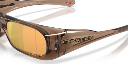 Oakley Sunglass Permian prizm rose gold Lenses,  brown smoke Frame