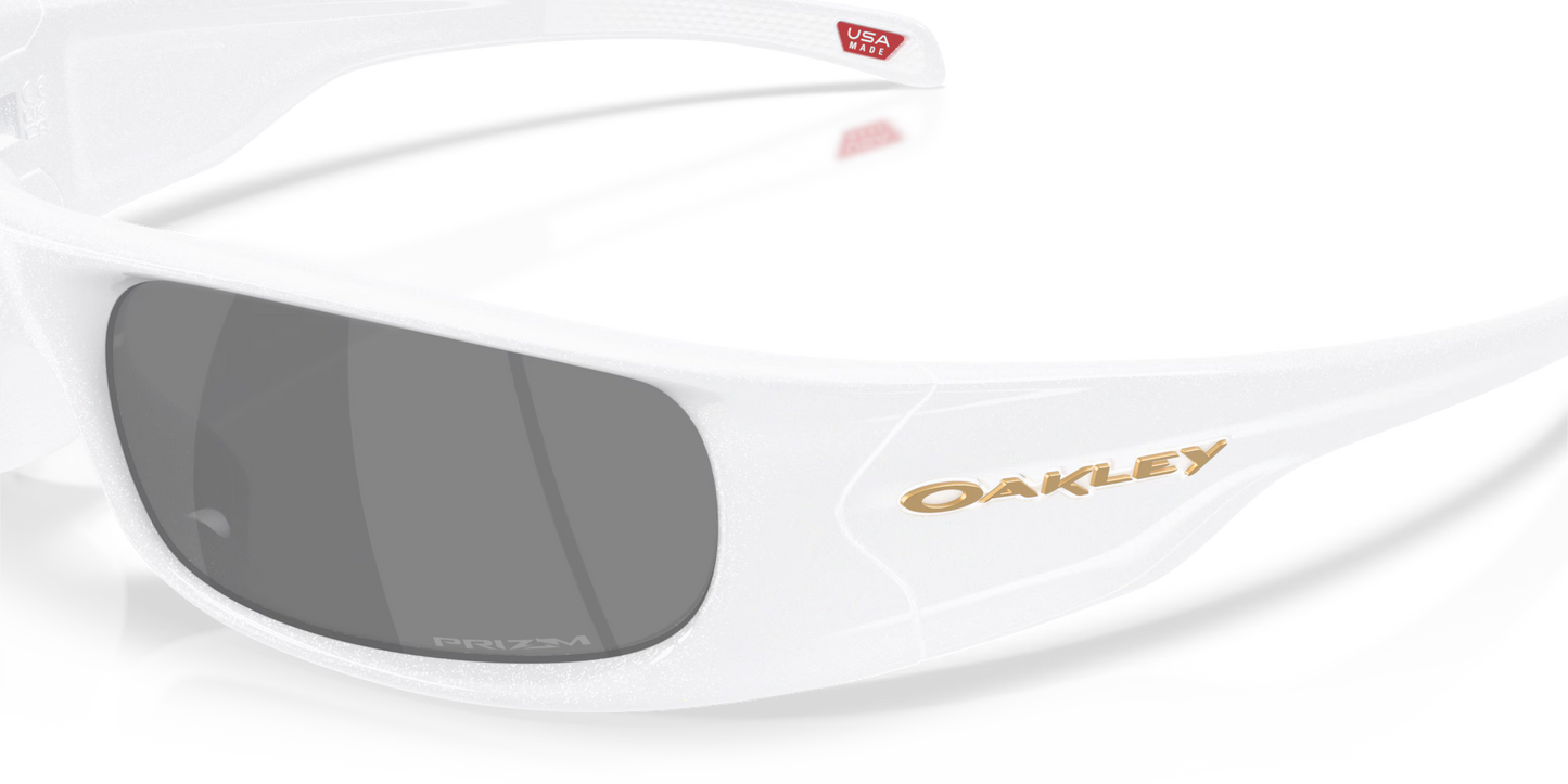 Oakley Highland prizm black Lenses, pearlized white Frame