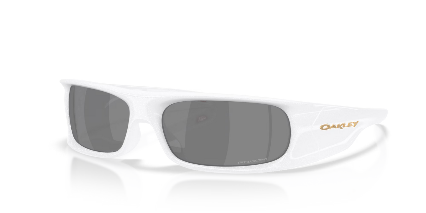 Oakley Highland prizm black Lenses, pearlized white Frame