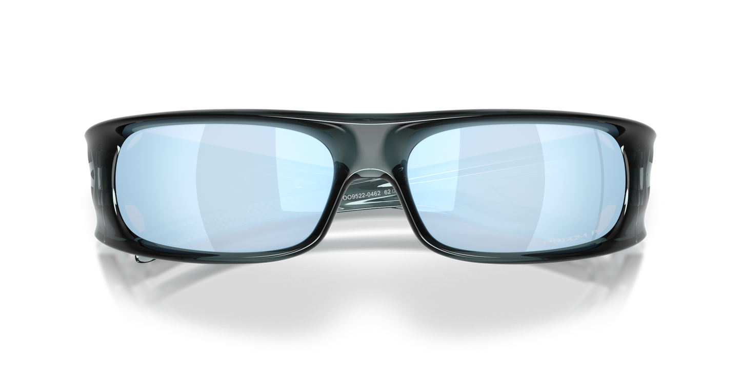 Oakley Sunglass Highland prizm deep water polarized Lenses With crystal black Frame