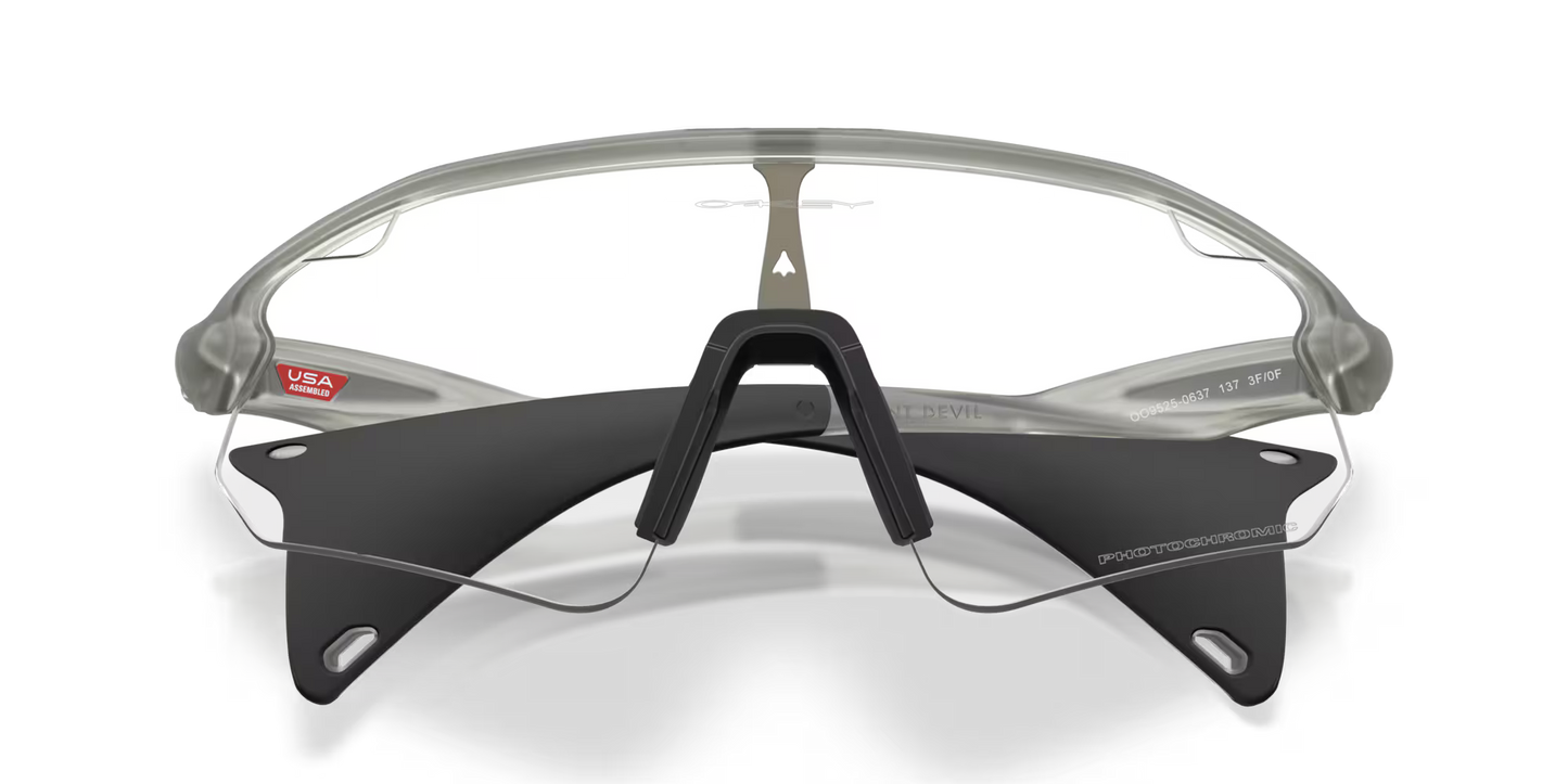 Oakley Stunt Devil photochromic Lenses,matte grey ink Frame