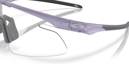 RSLV Lite Clear to black iridium photochromic Lenses,  matte transparent lilac Frame
