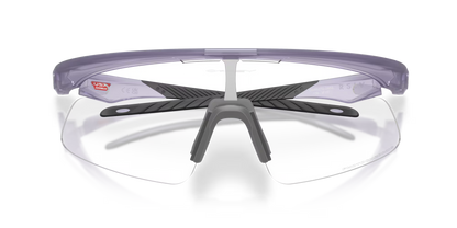 RSLV Lite Clear to black iridium photochromic Lenses,  matte transparent lilac Frame
