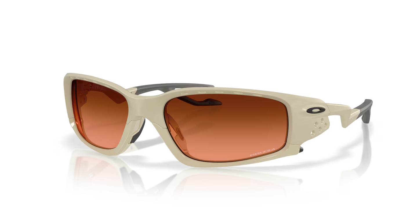 Oakley Plantaris SQ prizm brown gradient Lenses, matte sand Frame