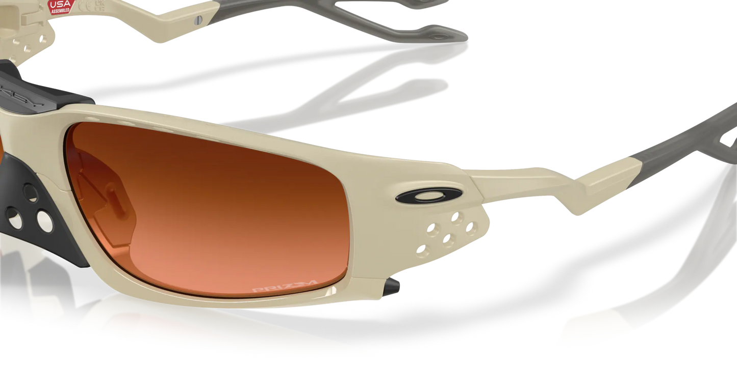Oakley Plantaris SQ prizm brown gradient Lenses, matte sand Frame