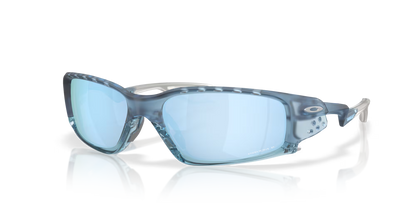 Oakley Plantaris SQ prizm deep water polarized Lenses,  matte trans stonewash Frame