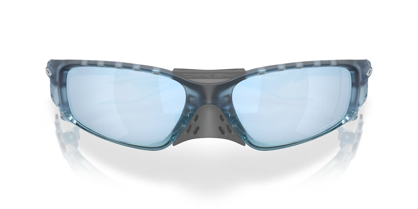 Oakley Plantaris SQ prizm deep water polarized Lenses,  matte trans stonewash Frame