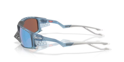 Oakley Plantaris SQ prizm deep water polarized Lenses,  matte trans stonewash Frame