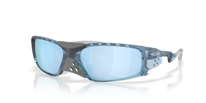 Oakley Plantaris SQ prizm deep water polarized Lenses,  matte trans stonewash Frame