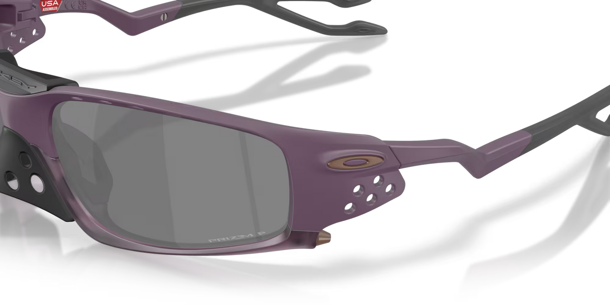 Oakley Plantaris SQ Obscura Collection prizm black polarized Lenses,  matte aubergine Frame