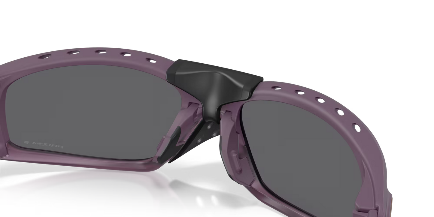 Oakley Plantaris SQ Obscura Collection prizm black polarized Lenses,  matte aubergine Frame