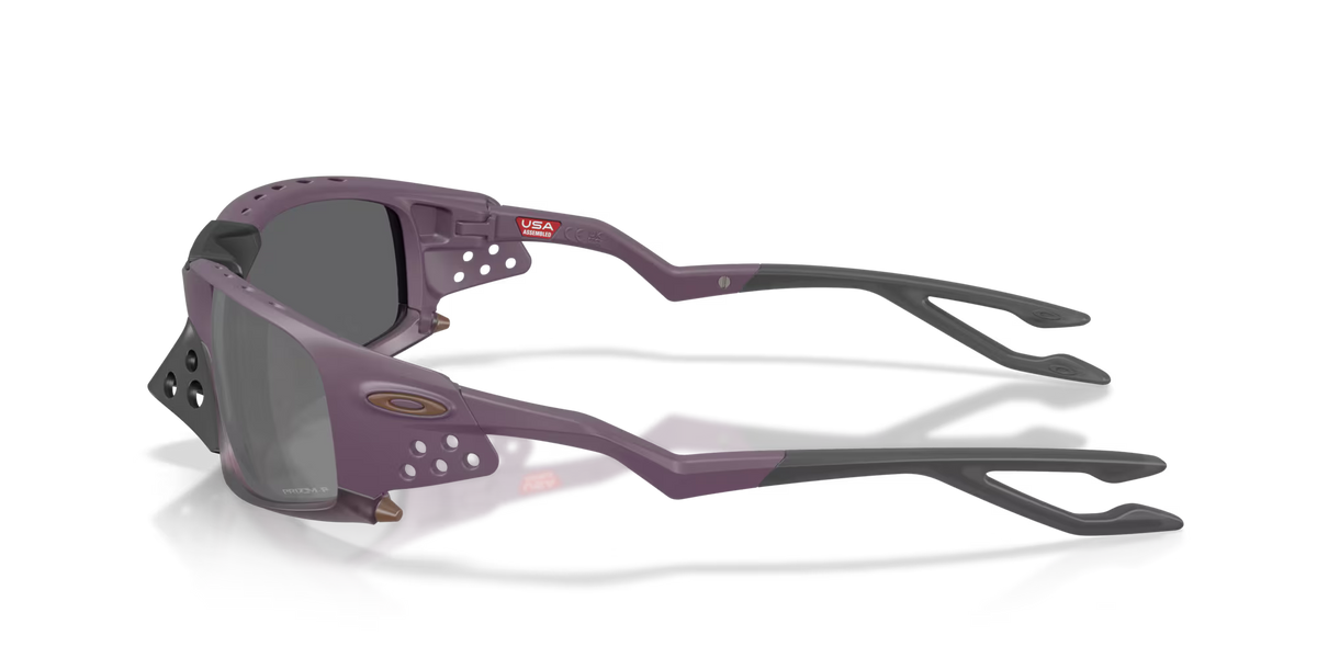 Oakley Plantaris SQ Obscura Collection prizm black polarized Lenses,  matte aubergine Frame