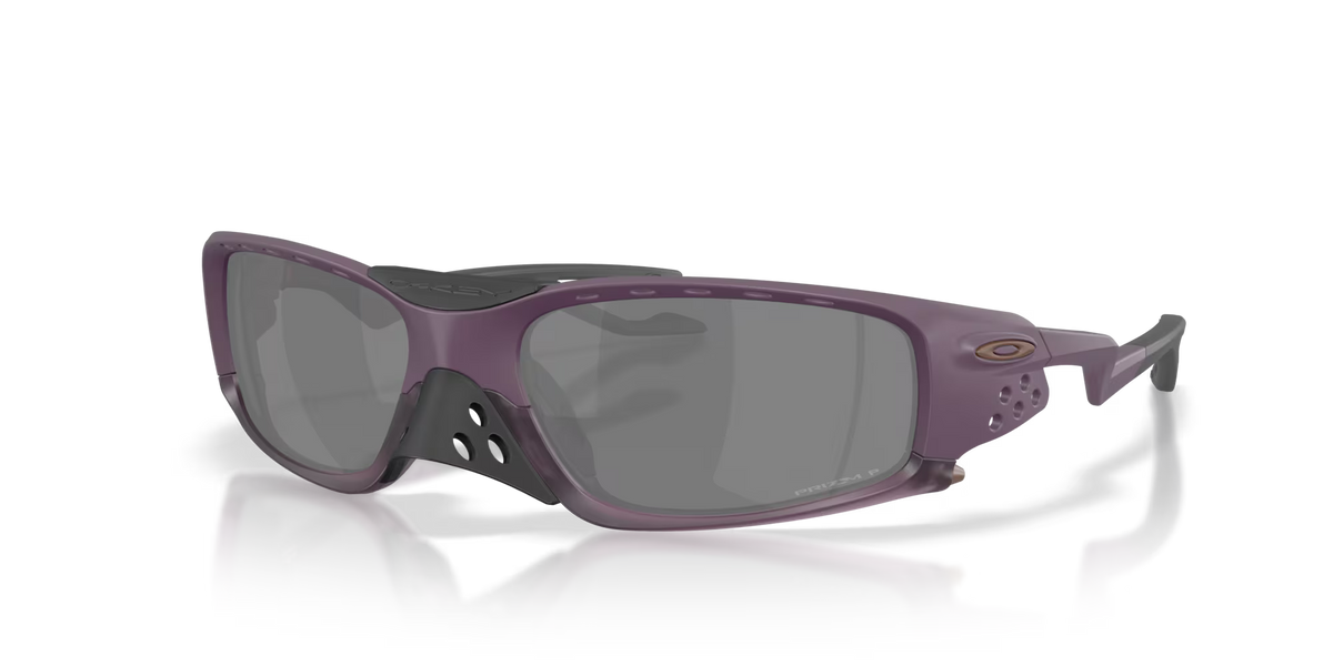 Oakley Plantaris SQ Obscura Collection prizm black polarized Lenses,  matte aubergine Frame