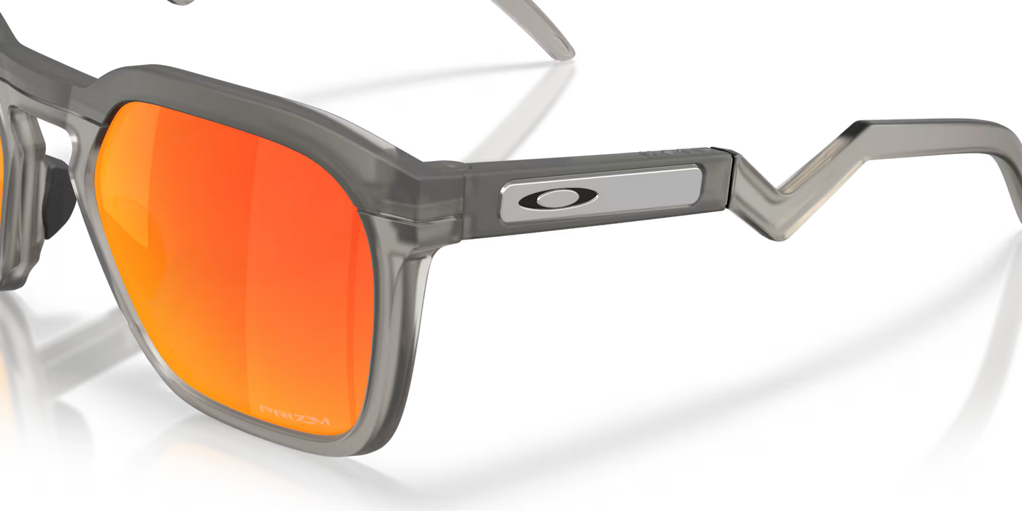 Oakley HSTN SQ prizm ruby Lenses,matte grey smoke Frame