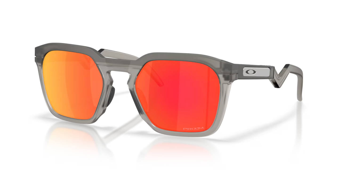Oakley HSTN SQ prizm ruby Lenses,matte grey smoke Frame