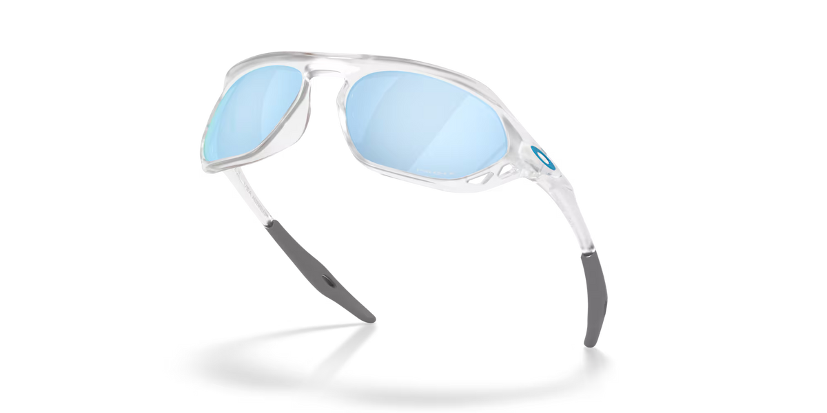 Oakley Cage Jacket Matte Clear Prizm Deep Water Polarized