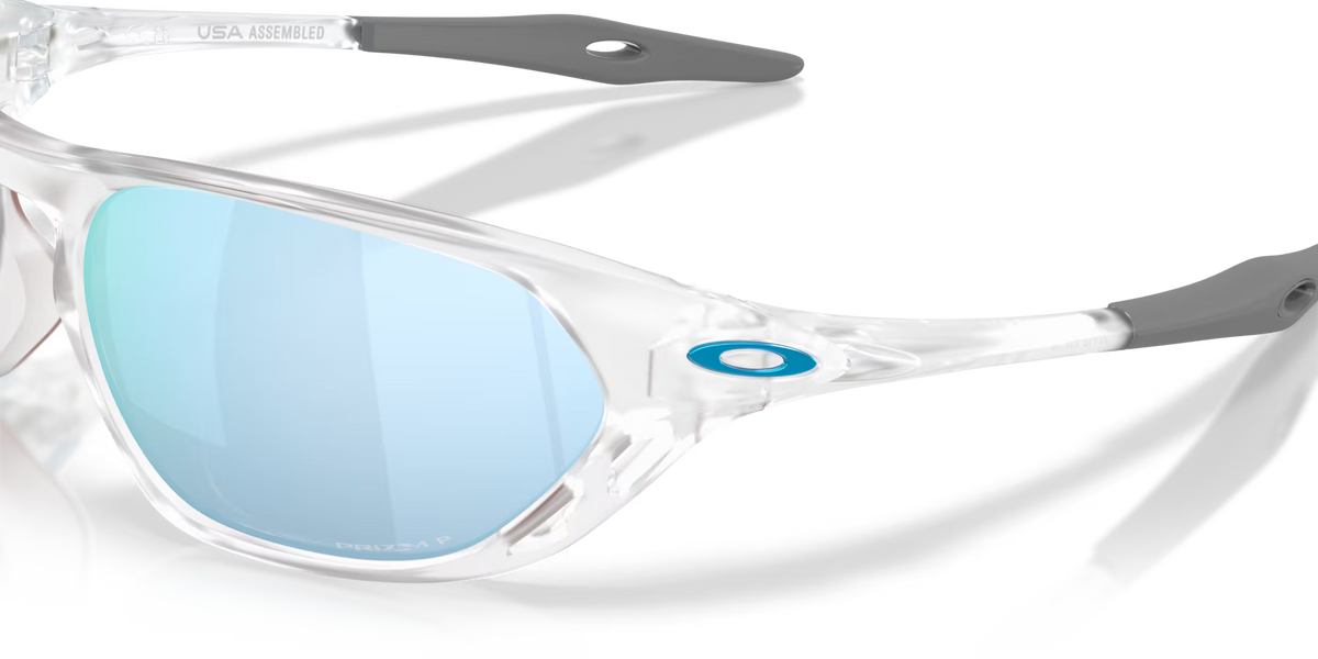 Oakley Cage Jacket Matte Clear Prizm Deep Water Polarized