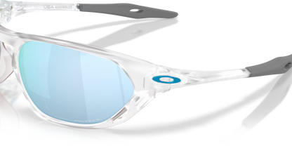 Oakley Cage Jacket Matte Clear Prizm Deep Water Polarized