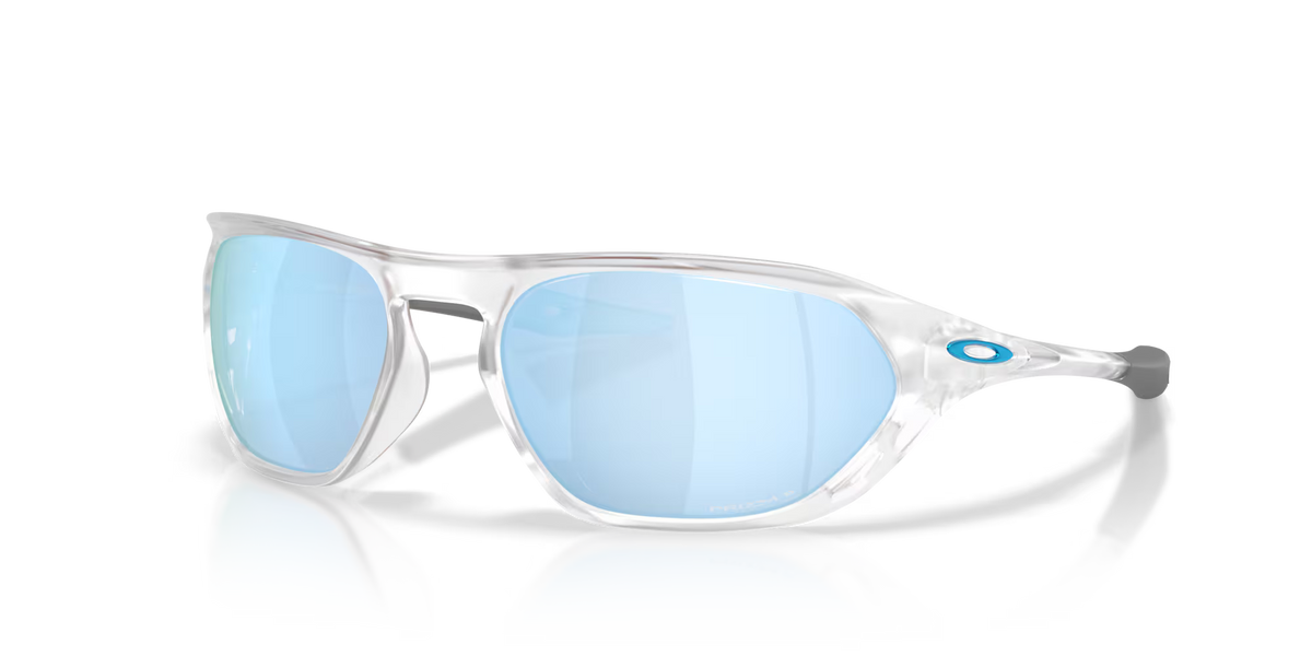 Oakley Cage Jacket Matte Clear Prizm Deep Water Polarized