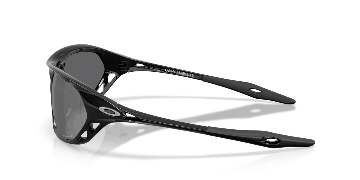 Oakley Cage Jacket prizm black polarized Lenses,  polished black Frame