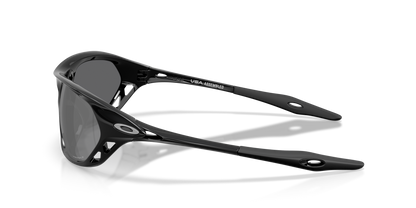 Oakley Cage Jacket prizm black polarized Lenses,  polished black Frame