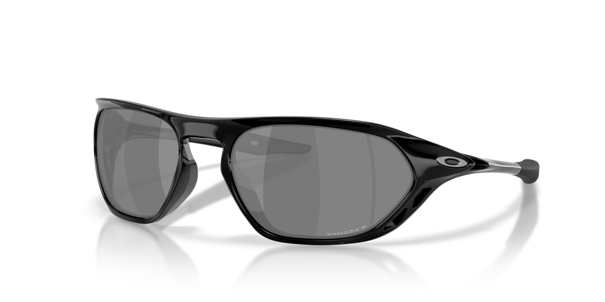 Oakley Cage Jacket prizm black polarized Lenses,  polished black Frame