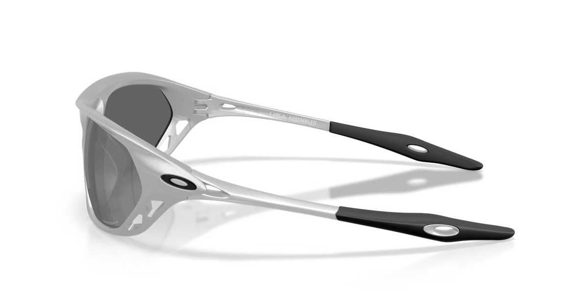 Oakley Cage Jacket prizm black polarized Lenses,  x silver Frame