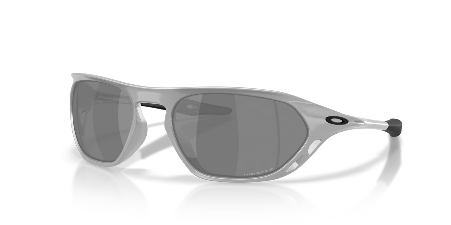 Oakley Cage Jacket prizm black polarized Lenses,  x silver Frame